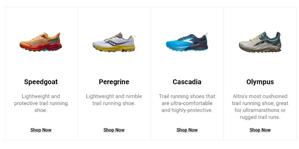 co sprzedawać w Internecie: sklep z butami do biegania
